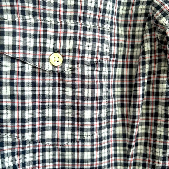 Banana Republic Petite Gingham Shirt Size Medium - Picture 4 of 5